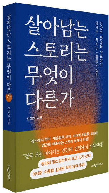 살아남는 스토리는 무엇이 다른가:인간의 본능을 사로잡는 세계관―캐릭터―플롯의 원칙, 웅진지식하우스, 전혜정