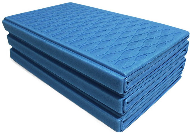 디비바 캠핑매트 무지 + 가방 세트, 블루