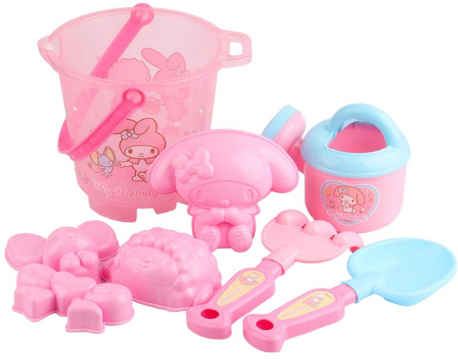 바니랜드 산리오 통 모래놀이 세트, 마이멜로디, 380g, 1세트