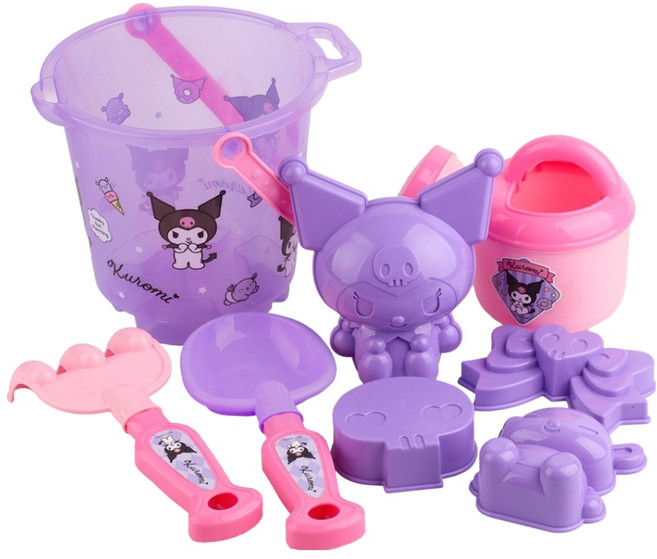 BUNNYLAND 三麗鷗 桶裝沙灘玩具組, 1套, 酷洛米, 380g