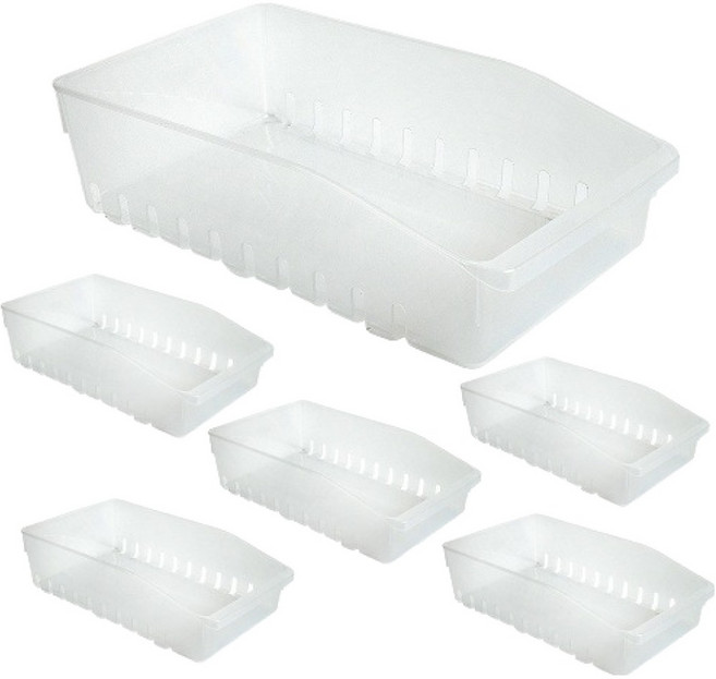 다용도 트레이, 투명화이트, 6개