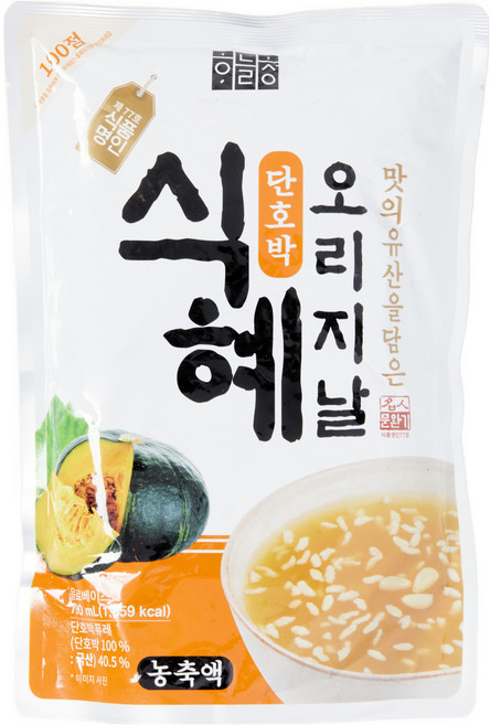 하늘청 식혜명인 단호박식혜농축, 790ml, 1개