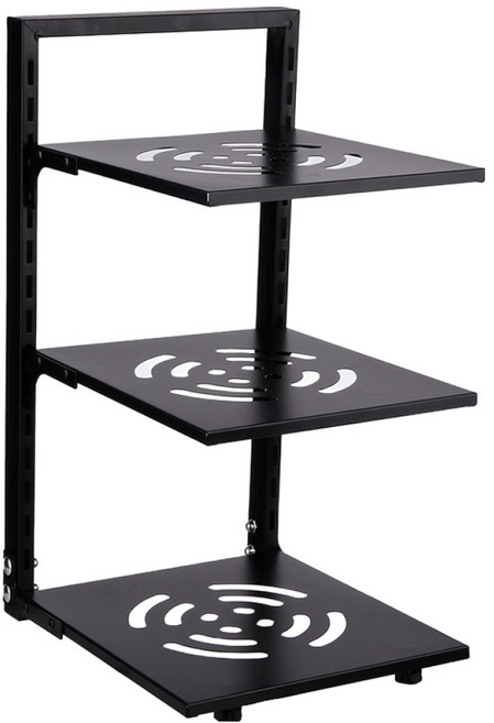 플라라 후라이팬 정리대, 블랙, 1개, 3단