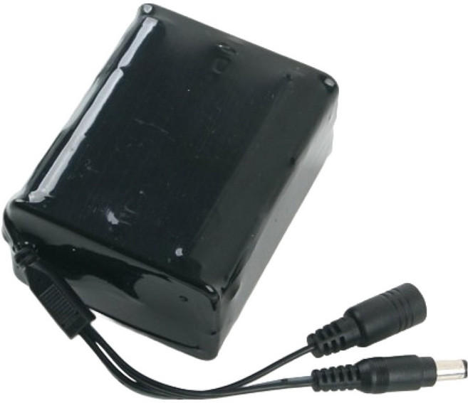 컴스 DC12V 5.2Ah 3.7V 2600mA 6ea 18650 Y자형 충전지 팩 LC3097, 1개