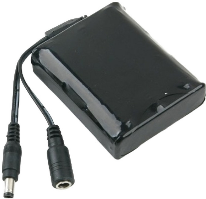 컴스 18650 충전지 팩Y자형 DC12V 2.6Ah 3.7V 2600mA 3ea LC3095, 1개, 1개입