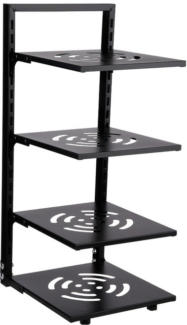 플라라 후라이팬 정리대, 블랙, 1개, 4단