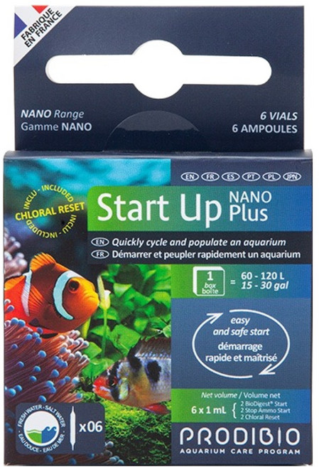 프로디바이오 스타트업 나노 플러스 앰플 1ml x 2p + 생박테리아 앰플 1ml x 2p + 암모니아제거 앰플 1ml x 2p 세트, 1세트