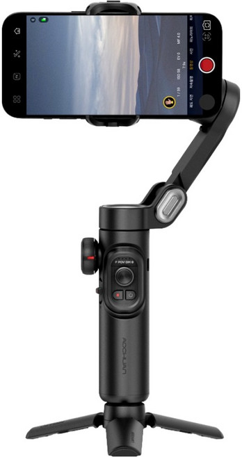 넥스트유 무빙샷 오토트래킹 블루투스 3축 스마트폰 삼각대 짐벌, 블랙, 1개, Smart XE