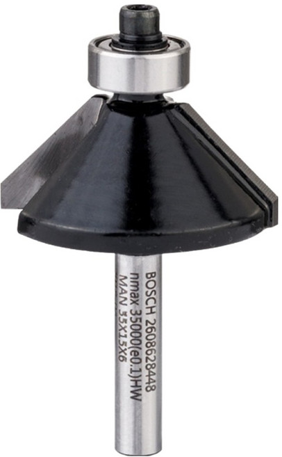 보쉬 루터 트리머 비트 각도 45도 35 x 15 x 6 mm 2608628448, 1개