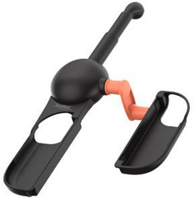 DOBE 닌텐도 스위치2 조이콘2 조이콘 공용 낚시그립 컨트롤러, 블랙, 1개, TNS-3186