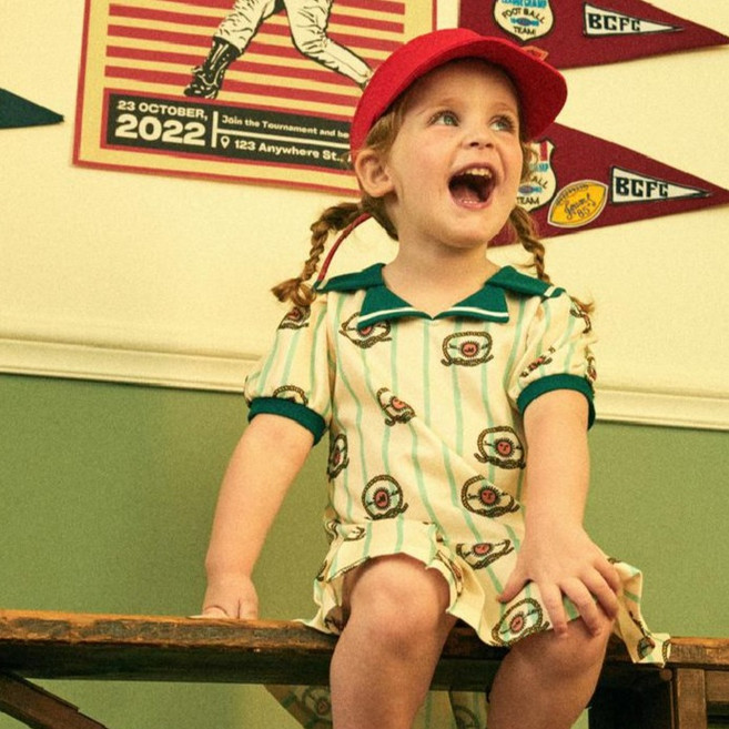 moimoln 女童日出水手連身裙 M242OPG44P