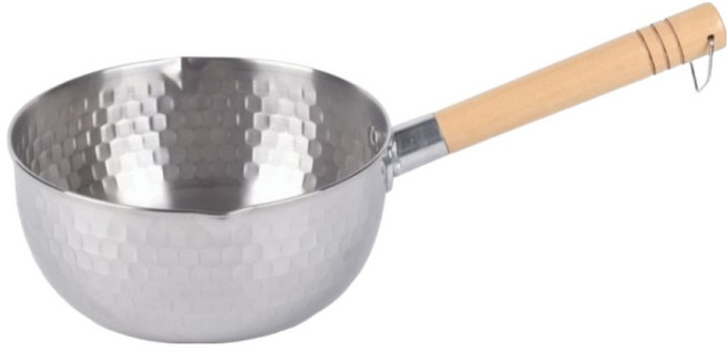 워즐 인덕션 스텐 함마톤 편수 라면냄비, 1개, 실버, 18cm