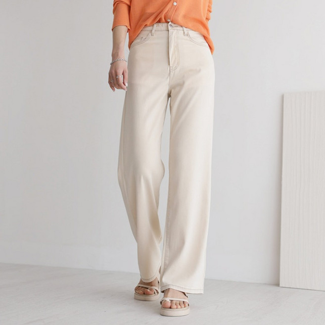 앤드스타일 여성용 숏/기본/롱 썸쿨진No7 파스텔 쿨링 와이드 팬츠 264472