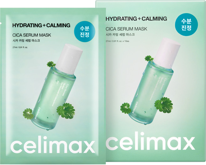 셀리맥스 더 리얼 시카 카밍 세럼 마스크, 1개, 10개입