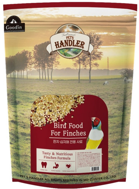 펫츠핸들러 십자매 핀치 사료, 630g, 1개