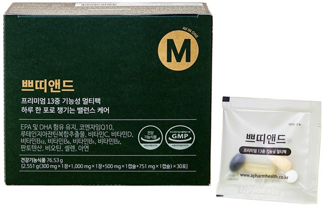 쁘띠앤 쁘띠앤드 올인원 멀티비타민, 76.53g, 1개