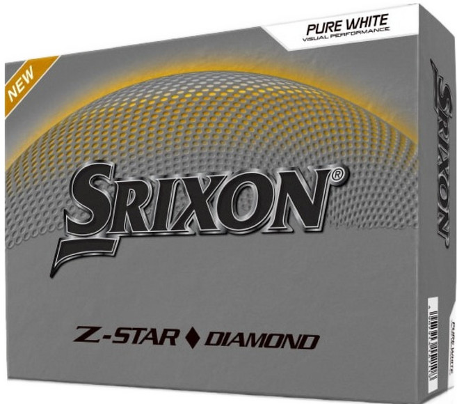 SRIXON Dunlop 3層高爾夫球 Z-STAR9 Diamond3, PUREWHITE, 1個, 12入