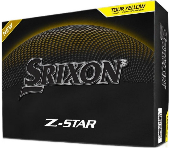 스릭슨 던롭 골프공 3피스 Z-STAR9, 투어 옐로우, 1개