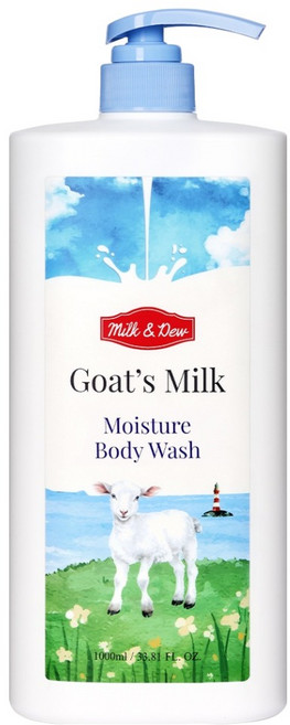 밀크앤듀 산양유 모이스처 바디워시, 1L, 1개