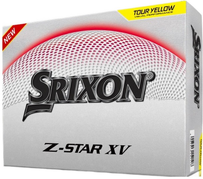 스릭슨 던롭 골프공 3피스 Z-STAR9 XV, TOURYELLOW, 1개