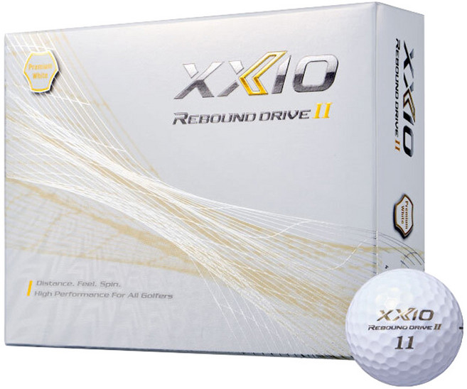 젝시오 던롭 골프공 3피스 REBOUND DRIVE2, 프리미엄화이트, 12개입, 1개