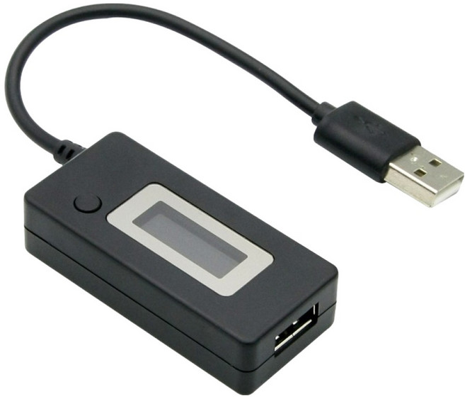 컴스 USB 테스트기 전류 전압 측정 20cm BT479