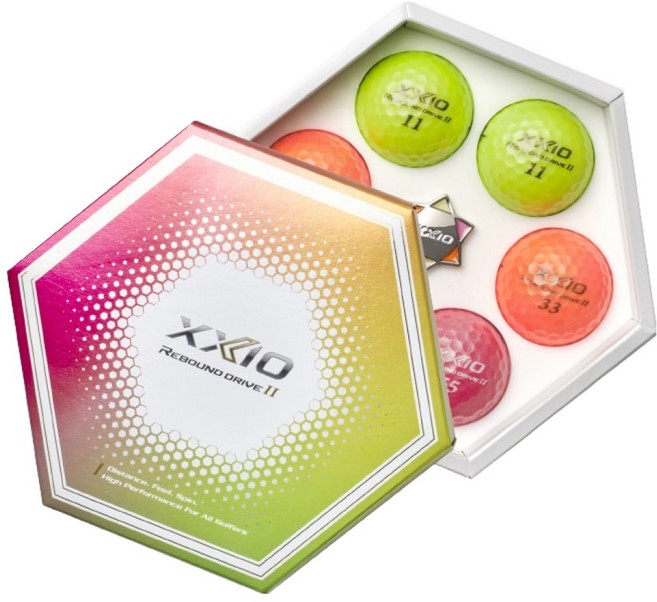 젝시오 리바운드 드라이브2 골프공 정품 3피스, 3COLOR, 6개입, 1개