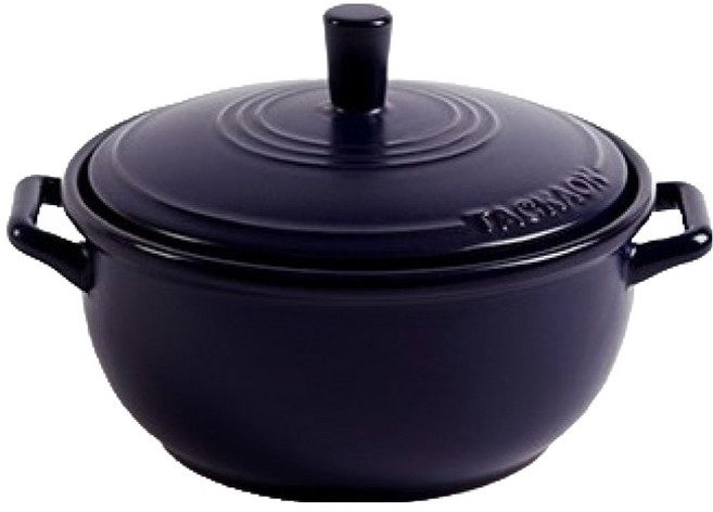 탁가온 무균열 뚝배기 네이비 S, 15cm, 1개