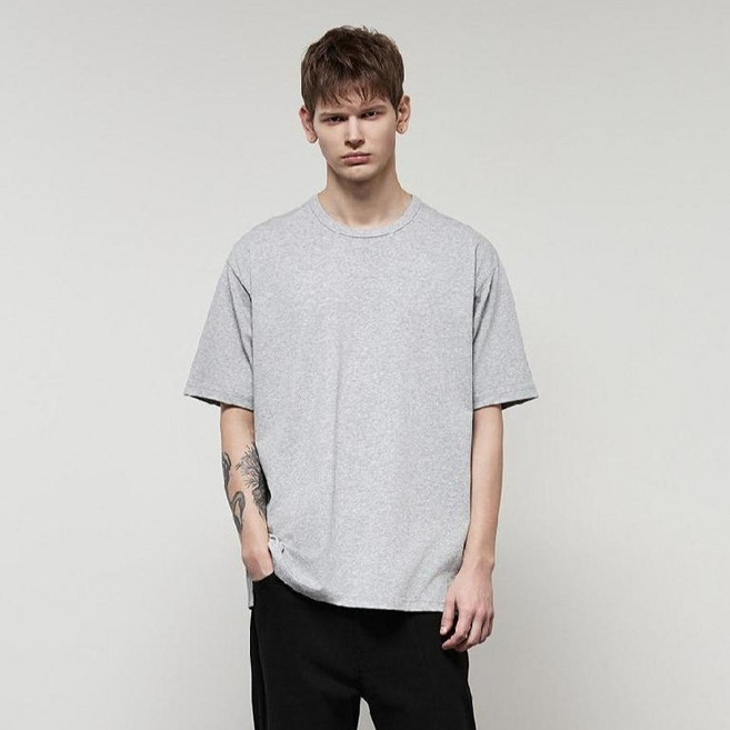 일꼬르소 남성용 미니멀 반팔 티셔츠