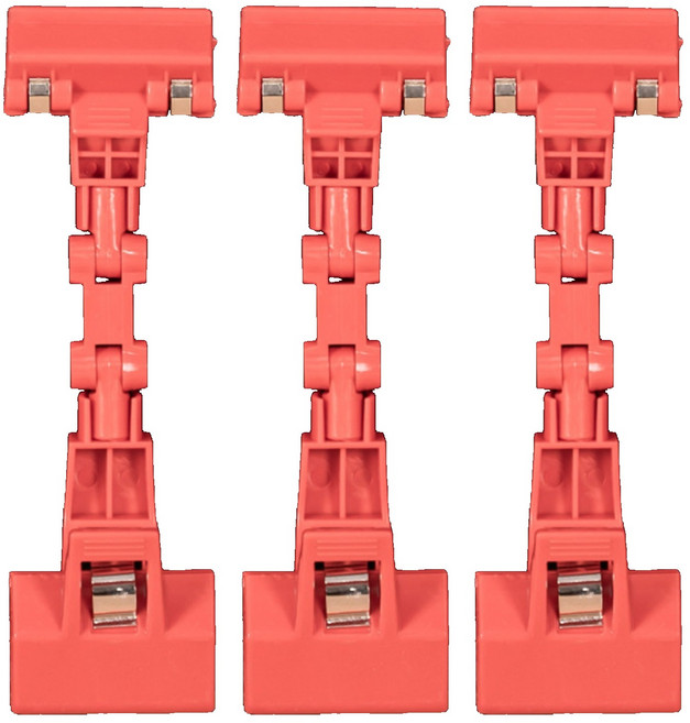 올이즈유 홍보 pop 집게 관절 클립 레드, 3개