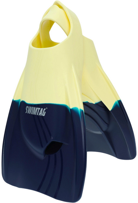 오션테그 스윔테그 임팩트 숏핀 오리발, Vanilla + Navy