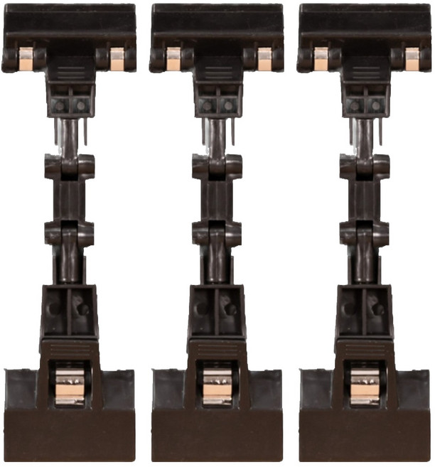 올이즈유 홍보 pop 집게 관절 클립 블랙, 3개