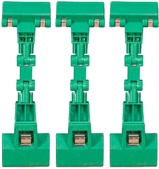 올이즈유 홍보 pop 집게 관절 클립 그린, 3개