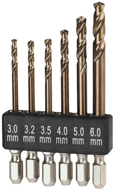 이엑스파워 하이스 드릴 육각 6종 세트 EHD-06S, 1세트