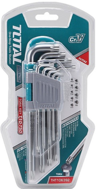 토탈툴스 가정용 공구 별렌치 세트, 1세트, 렌치 9p