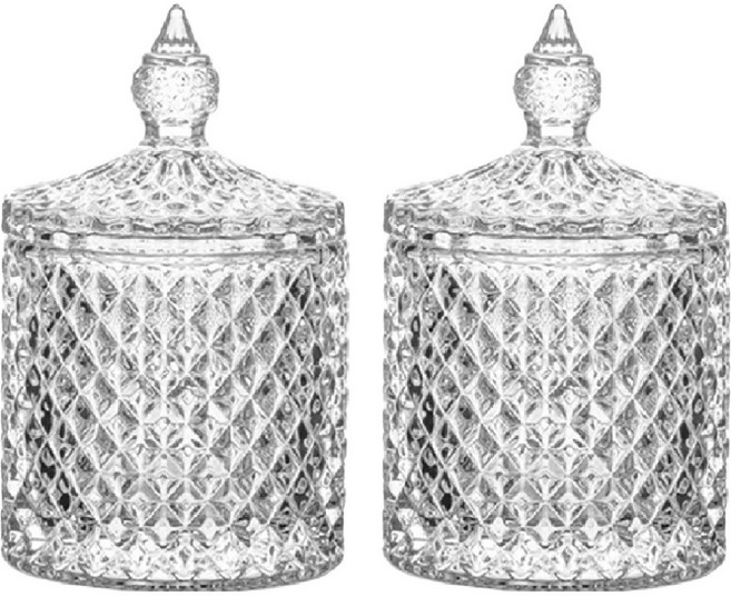 제로캔들 인테리어오브제 캔들유리용기, 투명, 250ml, 2개