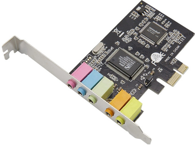 컴스마트 PCIE 사운드 카드 5.1CH 스테레오, SW692, 1개