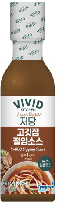 비비드키친 저당 고깃집절임 소스, 245g, 1개