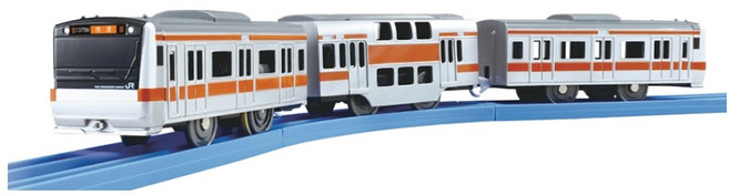 TAKARA TOMY PLARAIL 鐵道王國 T-ARTS KOREA S 30 E233 中央線 雙層綠色車廂, 1個, 混合色