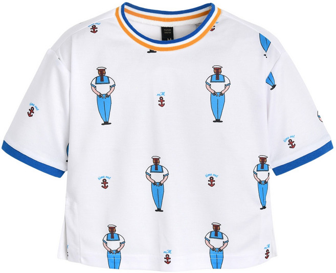 모이몰른 아동용 다니엘 7부 티셔츠 M242TSG05P