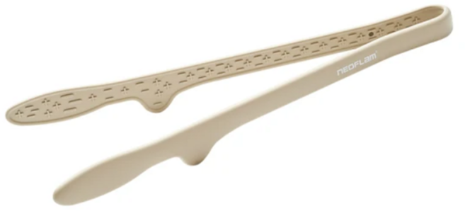 NEOFLAM 台灣原廠公司貨 矽膠食物調理夾 大, 1支, 榛果奶茶