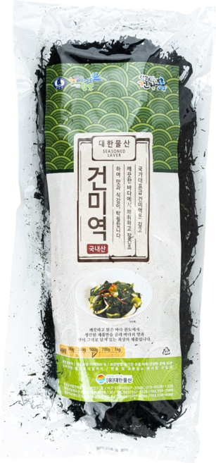 莞島產乾海帶芽, 1個, 500g