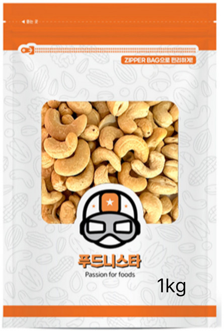 푸드니스타 구운 캐슈넛, 1kg, 1개