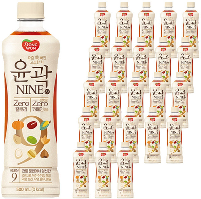 동원 윤곽 NINE 차 제로, 24개, 500ml