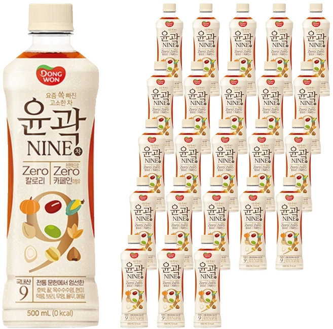 동원 윤곽 NINE 차 제로, 24개, 500ml - 쿠팡