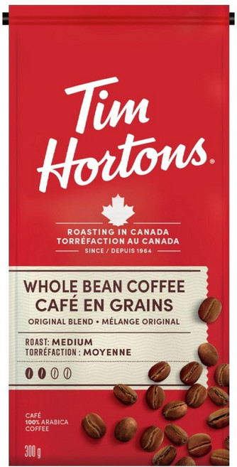 팀홀튼 오리지날 블랜드 홀빈 커피 원두, 300g, 1개, 홀빈(분쇄안함)