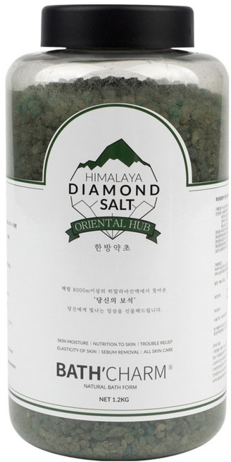 바스참 히말라야 다이아몬드 솔트 한방약초, 1.2kg, 1개
