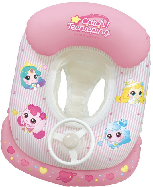 캐치티니핑 자동차 쿠션보행기, 혼합색상, 1개