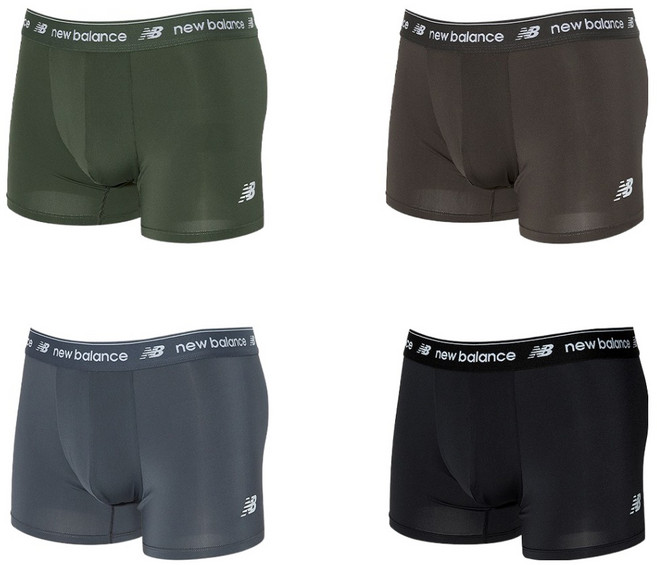 뉴발란스 남성용 트래블 리니어 드로즈 4종 세트