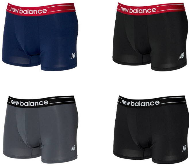 뉴발란스 남성용 시그니처 메쉬 패널 드로즈 4종 세트